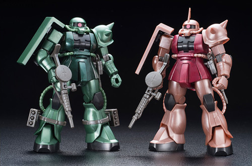 MS-06S Char Aznable's Zaku II Commander Type (Metallic Edition), Kidou Senshi Gundam, Bandai, Model Kit, 1/144
